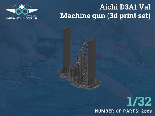 Infinity Models 3206-6 1:32 Aichi D3A1 Val Type 92 Machine Gun (3D-Printed)