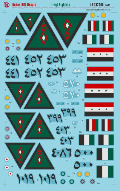 Linden Hill D32005 1:32 Iraqi Fighters