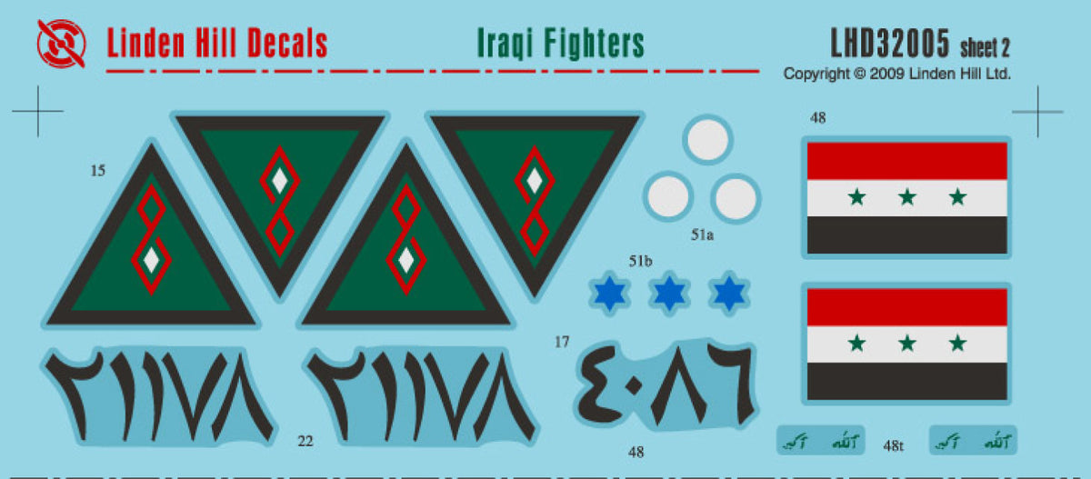 Linden Hill D32005 1:32 Iraqi Fighters