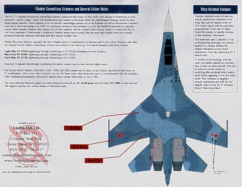 Linden Hill D32006 1:32 Sukhoi Su-27/30 Flanker Sparka