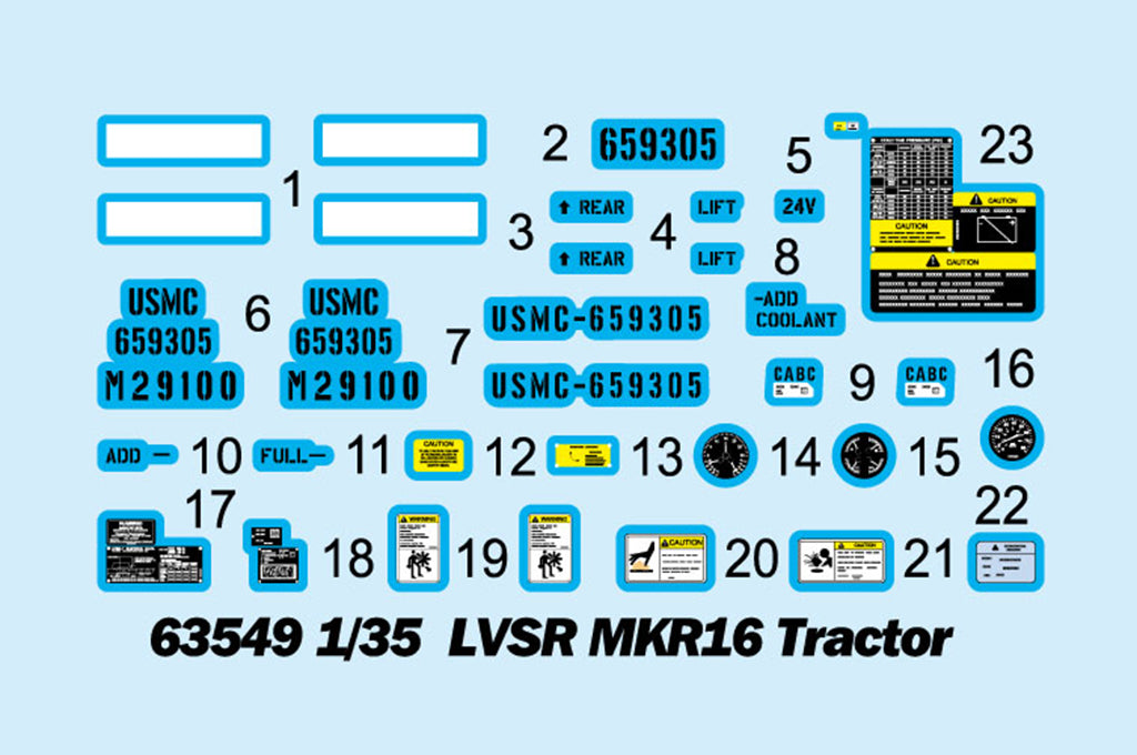 I LOVE KIT 63549 1:35 US LVSR MKR16 10x10 Tractor