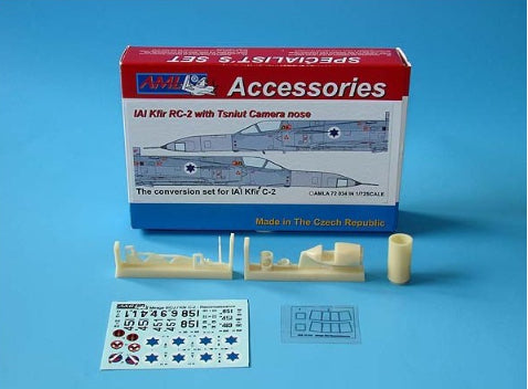 AML A72034 1:72 IAI Kfir RC-2 / Tsniut camera nose	 conversion set
