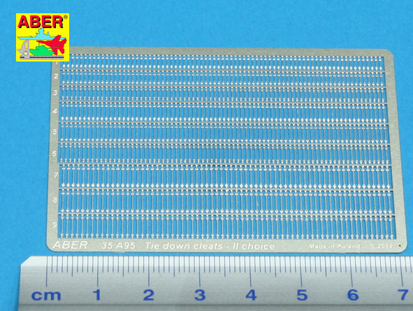 Aber 35A095 1:35 Tie Downs Cleats (2 types)