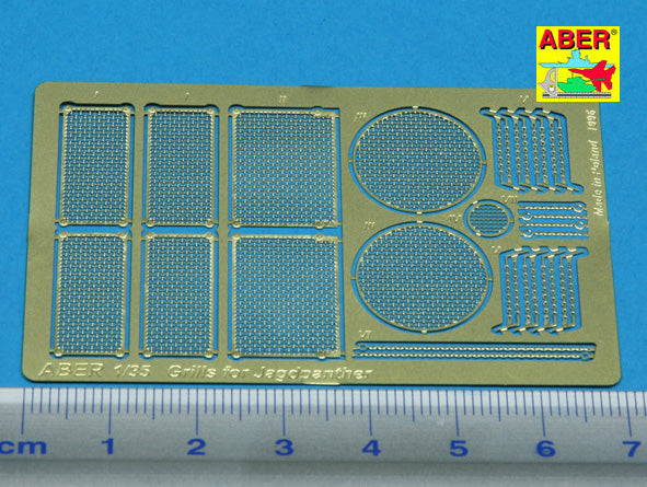Aber 35G04 1:35 Grilles for JagdPanther