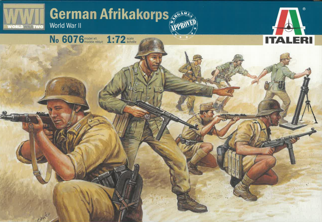 Italeri 6076 1:72 German WWII DAK/Afrika Korps