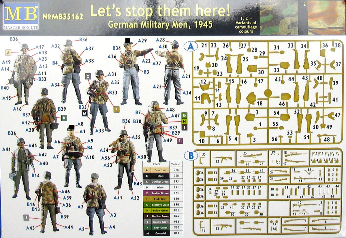 Master Box MB35162 1:35 German Soldiers, 1945 - 'Lets stop them here!'