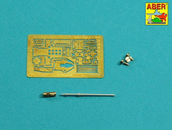 Aber 35L91 1:35 Early Barrel for M2 Browning '50 in (12,&mm)
