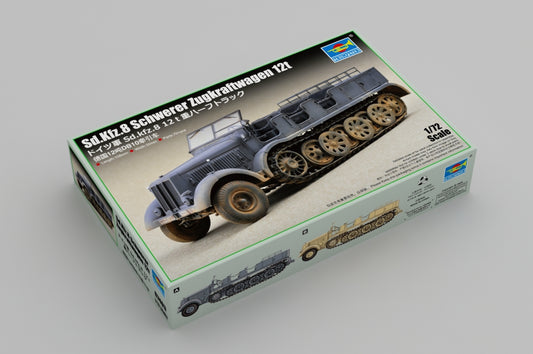 Trumpeter 07403 1:72 German WWII Schwerer Zugkraftwagen 12t Half-track