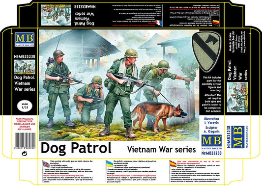 Master Box 35238 1:35 Dog Patrol, Vietnam War Series'