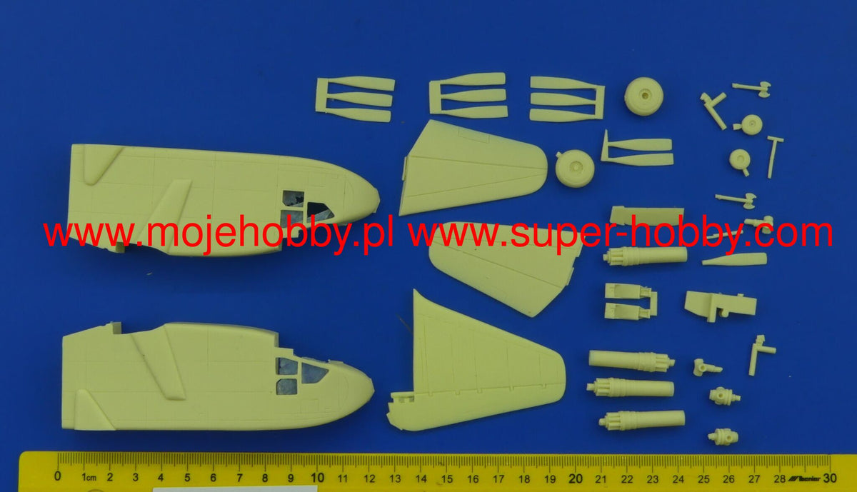 Anigrand Craftswork 2011 1:72 Hiller X-18 Tilt-wing VTOL cargo transport experiment.
