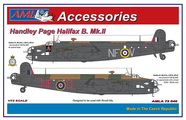 AML A72040 1:72 Handley-Page Halifax Mk.I/Mk.II correction set