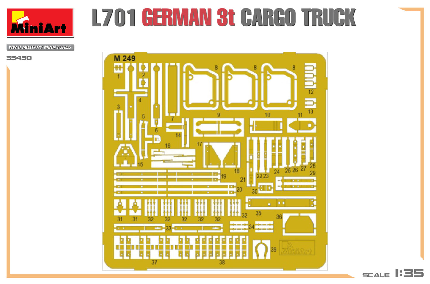 MiniArt 35450 1:35 L701 German 3t Cargo Truck