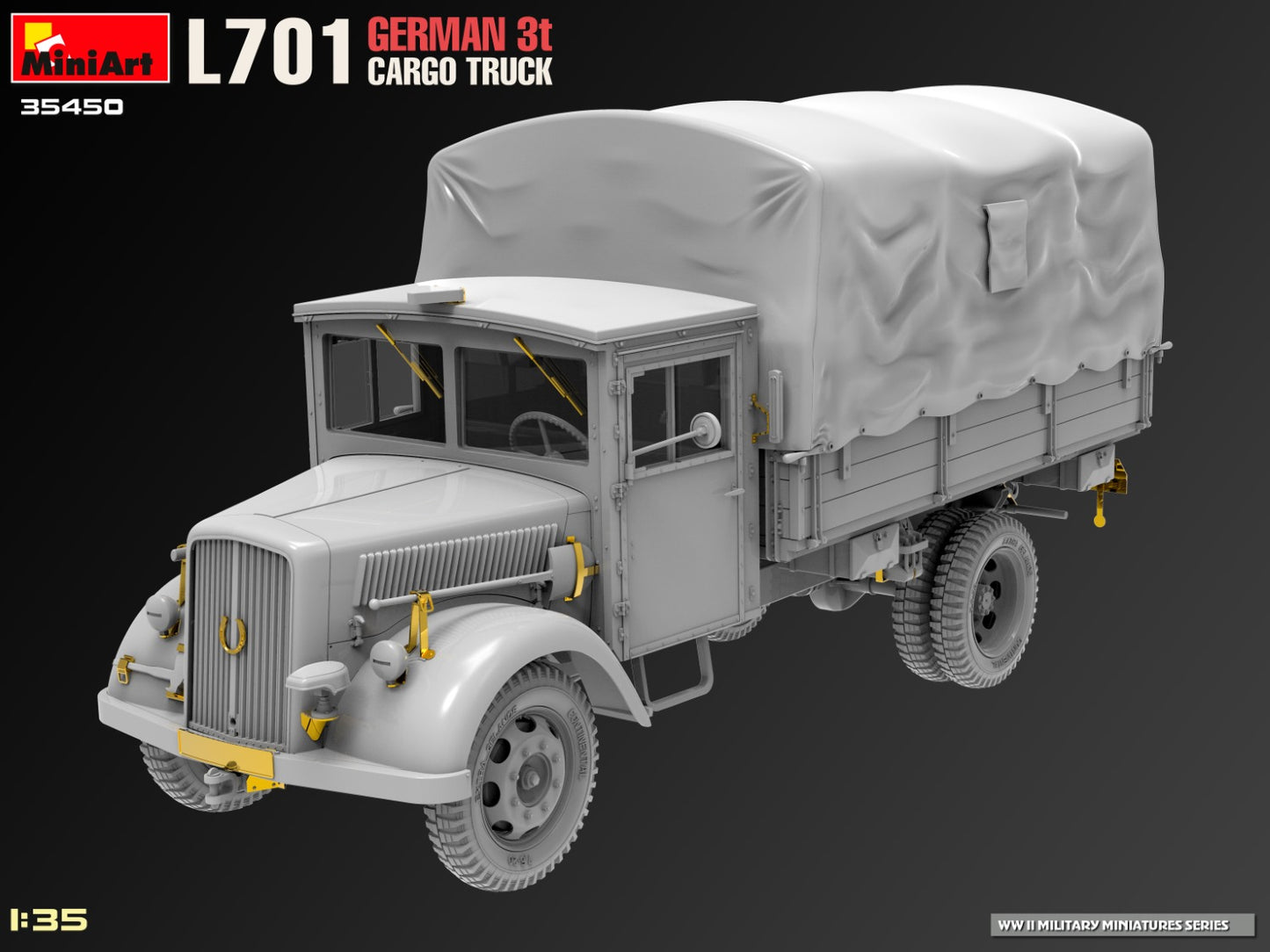 MiniArt 35450 1:35 L701 German 3t Cargo Truck