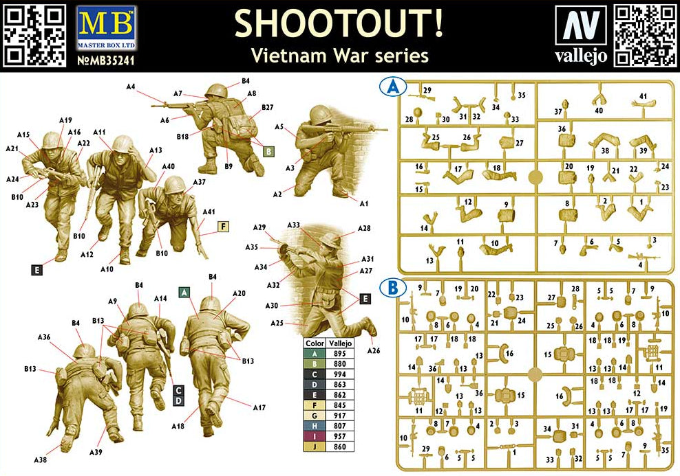 Master Box 35241 1:35 Shootout! Vietnam War Series