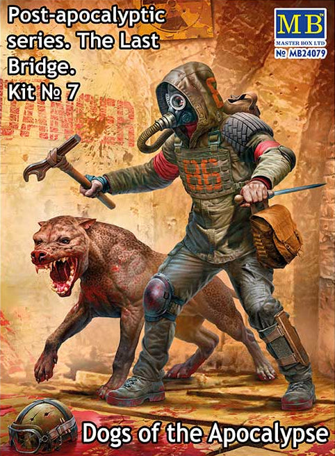 Master Box 24079 1:24 Post-apocalyptic series. The Last Bridge. Kit No. 7. Dogs of the Apocalypse