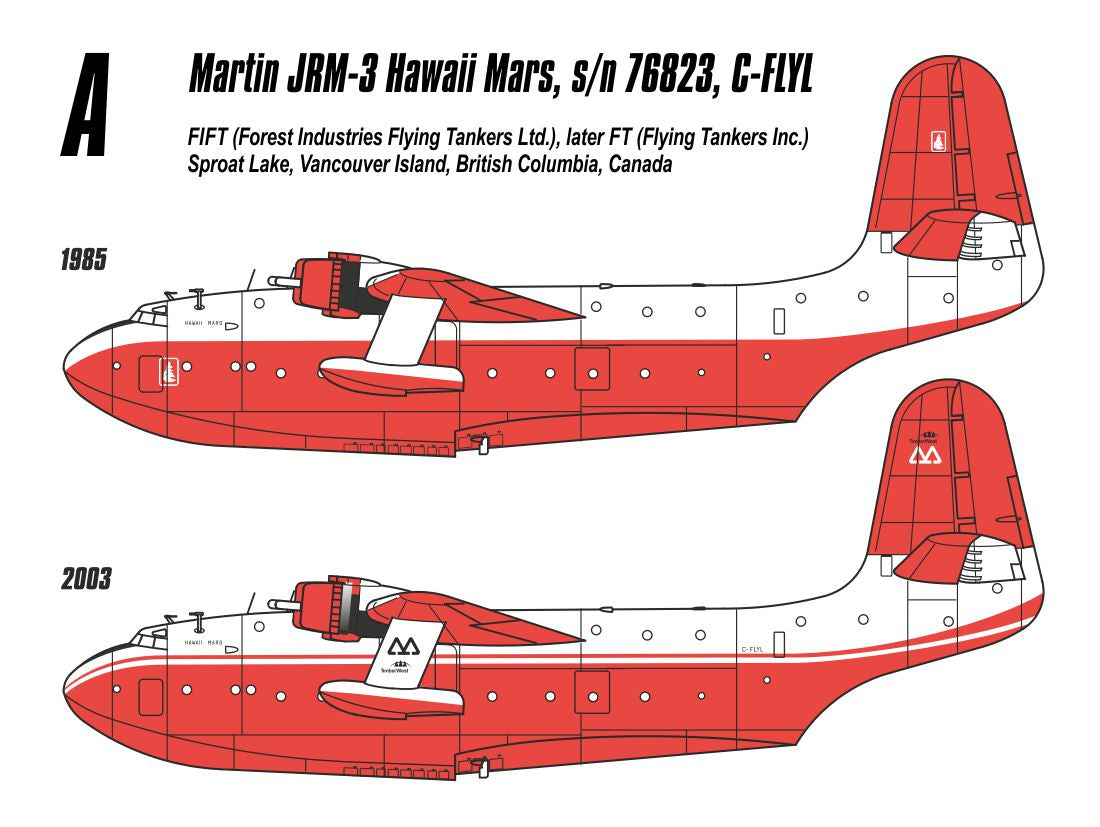 Czech Master Resin R144-012HM 1:144 Martin JRM-3 Coulson Hawaii Mars