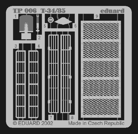 Eduard TP006 1:35 Soviet T-34/85