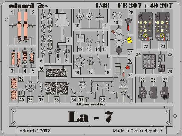 Eduard FE207 1:48 Lavochkin La-7