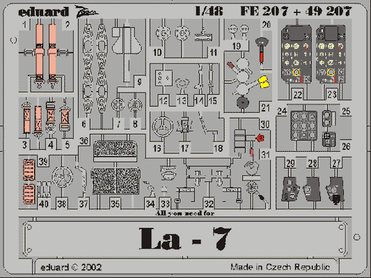 Eduard FE207 1:48 Lavochkin La-7