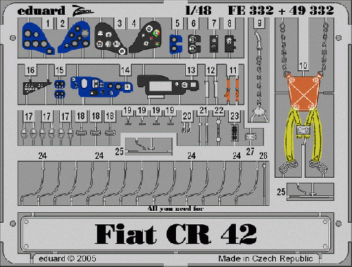 Eduard FE332 1:48 Fiat CR.42