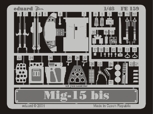 Eduard FE159 1:48 Mikoyan MiG-15bis