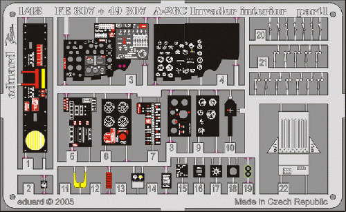 Eduard FE307 1:48 Douglas A-26C Invader interior