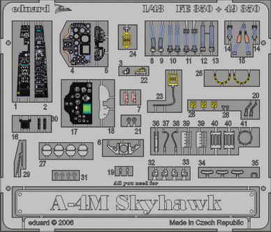 Eduard FE350 1:48 Douglas A-4M Skyhawk