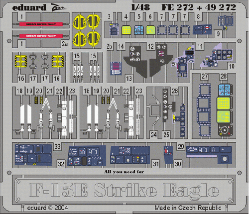 Eduard FE272 1:48 McDonnell F-15E Strike Eagle