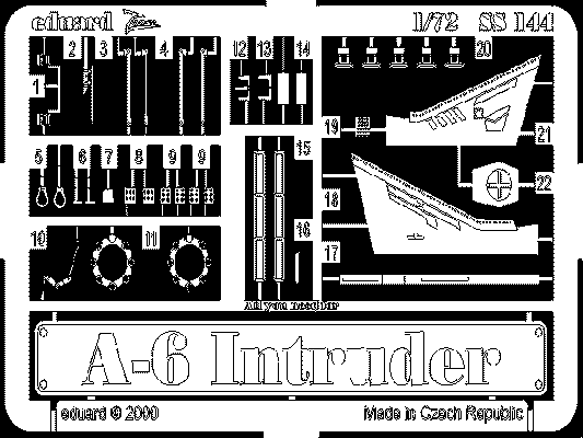 Eduard SS144 1:72 Grumman A-6 Intruder to be used with Hasegawa