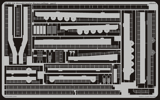 Eduard 53007 1:350 USS Hornet CV-8 Aircraft Carrier handrails