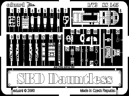 Eduard SS145 1:72 Douglas SBD Dauntless