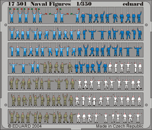 Eduard 17501 1:350 Naval figures