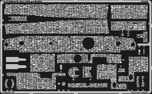 Eduard 35521 1:35 Zimmerit Pz.Kpfw.VI Tiger I Mid Production