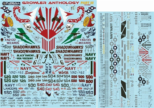 Furball Aero-Design 48-086 1:48 'Growler Anthology Part III'