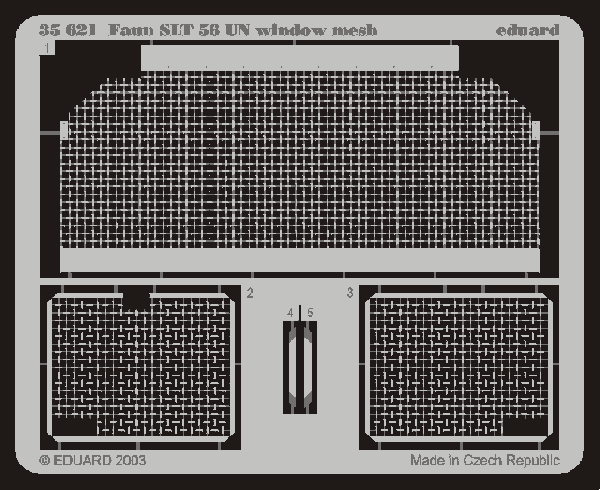 Eduard 35621 1:35 Faun SLT 56 UN Window Mesh