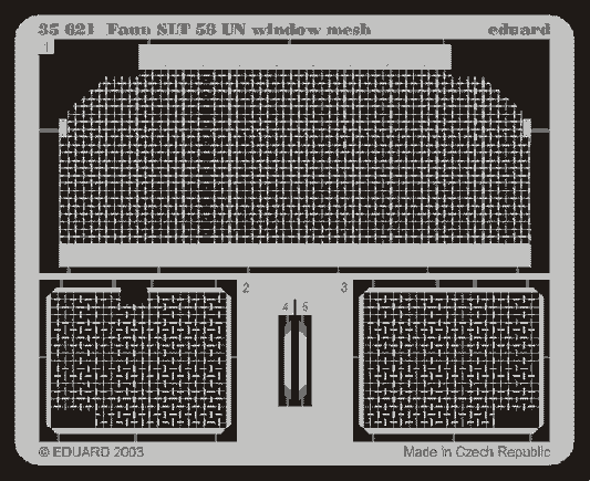 Eduard 35621 1:35 Faun SLT 56 UN Window Mesh