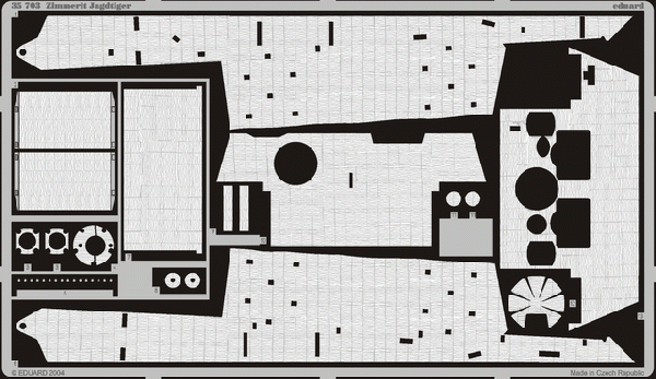 Eduard 35703 1:35 Zimmerit JagdTiger Sd.Kfz.186