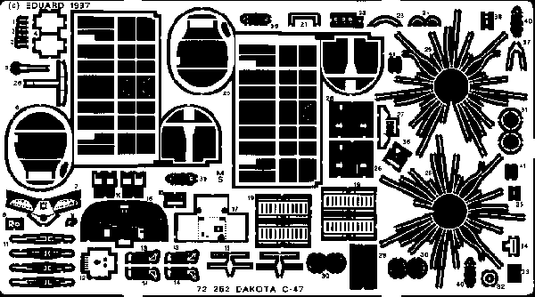 Eduard 72252 1:72 Douglas C-47 Dakota