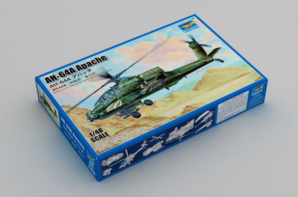 Trumpeter 05838 1:48 US Army Boeing/Hughes AH-64A Apache Attack Helicopter