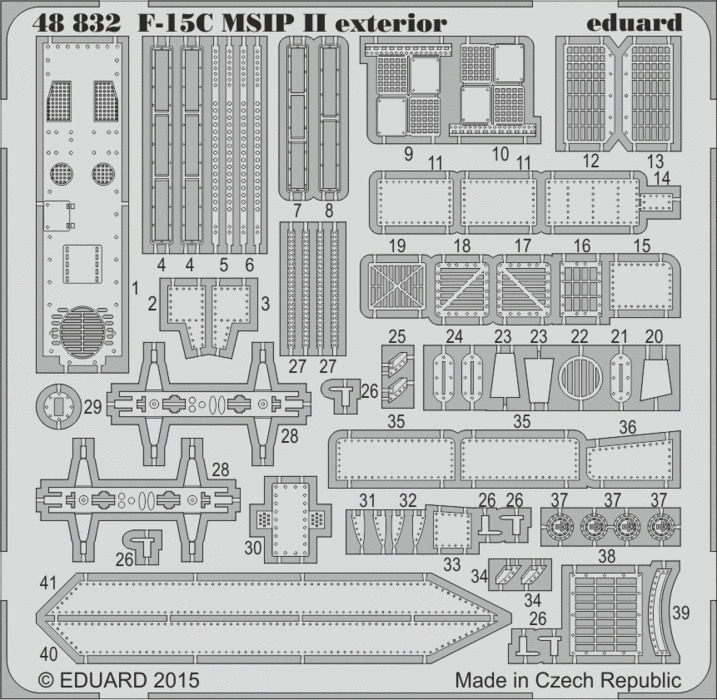 Eduard 48832 1:48 McDonnell F-15C Eagle MSIP II Exterior