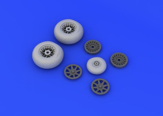 Eduard Brassin 648192 1:48 Consolidated PBY-5A Catalina wheels with weighted tyre effect
