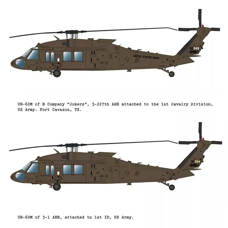 Academy 12135 1:35 Sikorsky UH-60M Back Hawk Utility Helicopter
