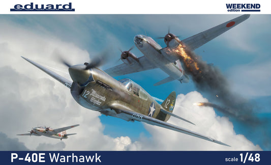 Eduard kits 84207 1:48 Curtiss P-40E Warhawk  Weekend edition