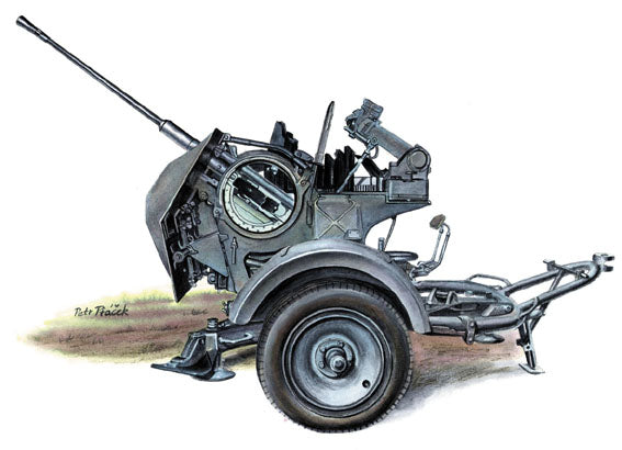MAC Distribution 72063 1:72 20mm Flak 38