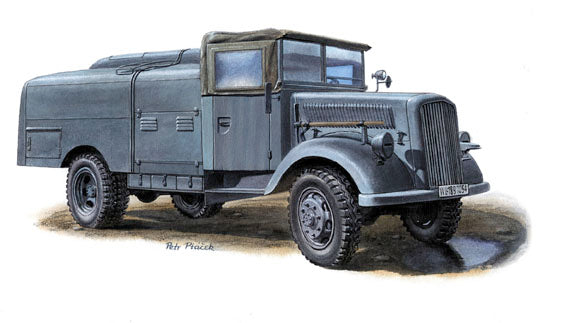 MAC Distribution 72066 1:72 Opel 3t Vehicle 'Fuel Servicing Truck'