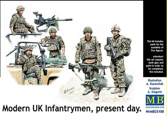 Master Box MB35180 1:35 Modern UK Infantrymen, present day