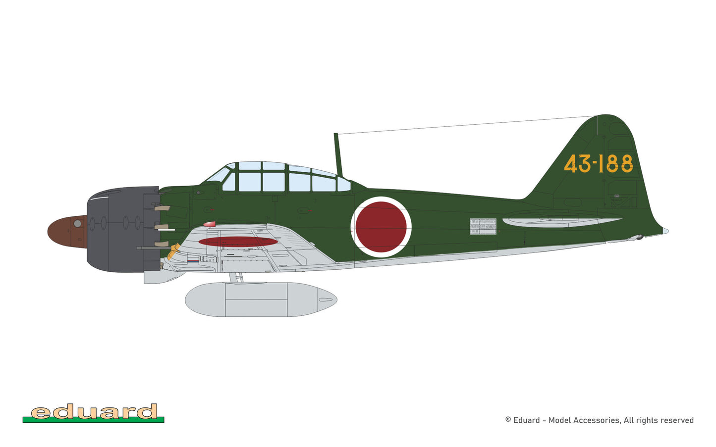 Eduard kits 82216 1:48 Mitsubishi A6M5 Zero Type 52a ProfiPACK edition