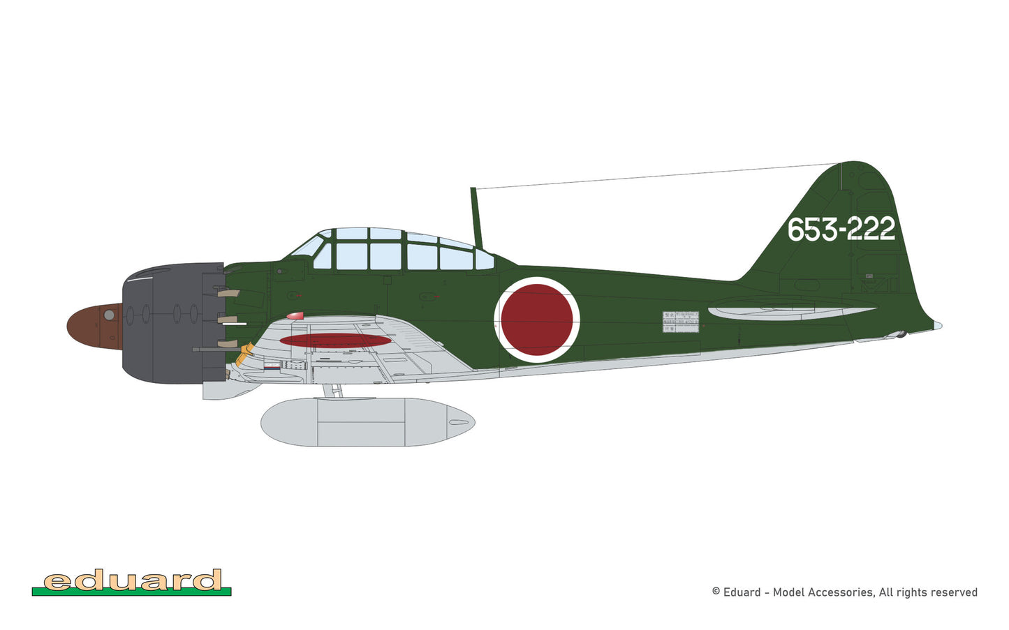 Eduard kits 82216 1:48 Mitsubishi A6M5 Zero Type 52a ProfiPACK edition