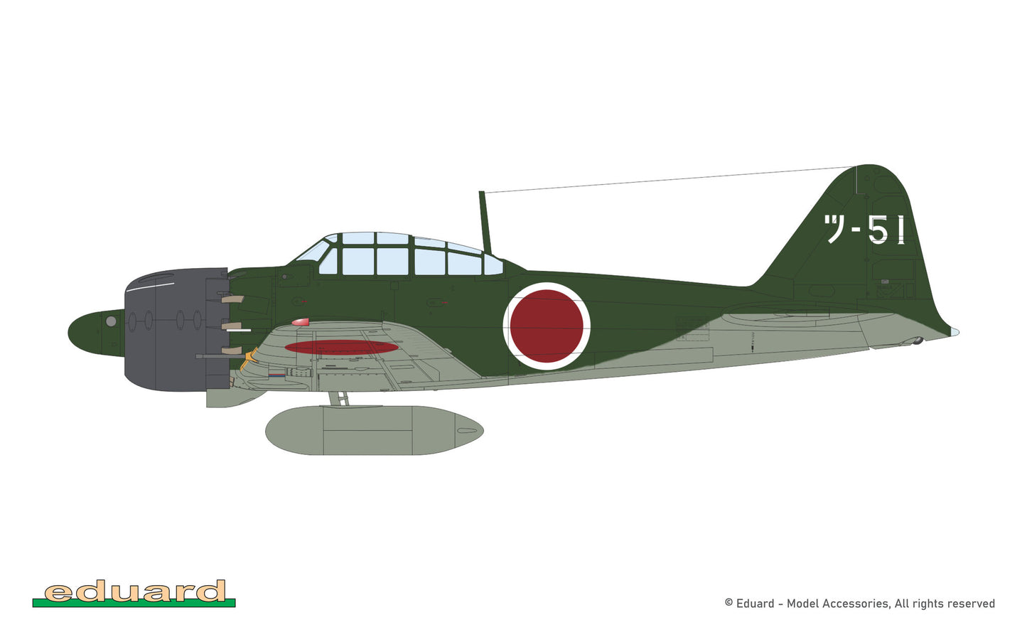 Eduard kits 82216 1:48 Mitsubishi A6M5 Zero Type 52a ProfiPACK edition