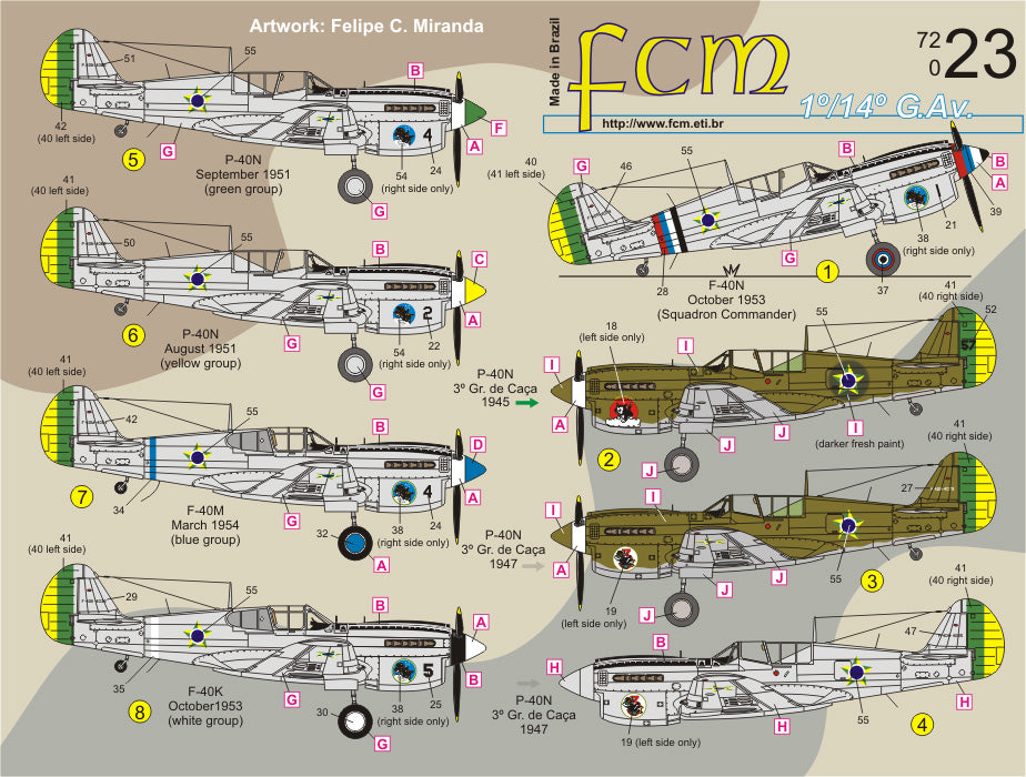 FCM 72023 1:72 Curtiss P-40 - Part 2